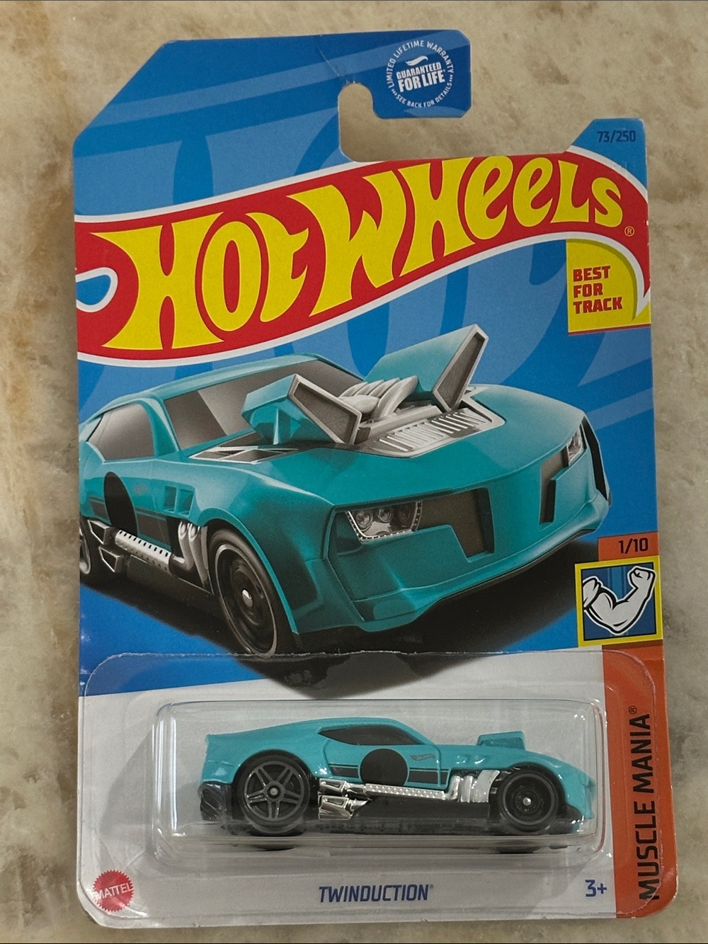Hot Wheels Twinduction Kids Toy Car - Teal